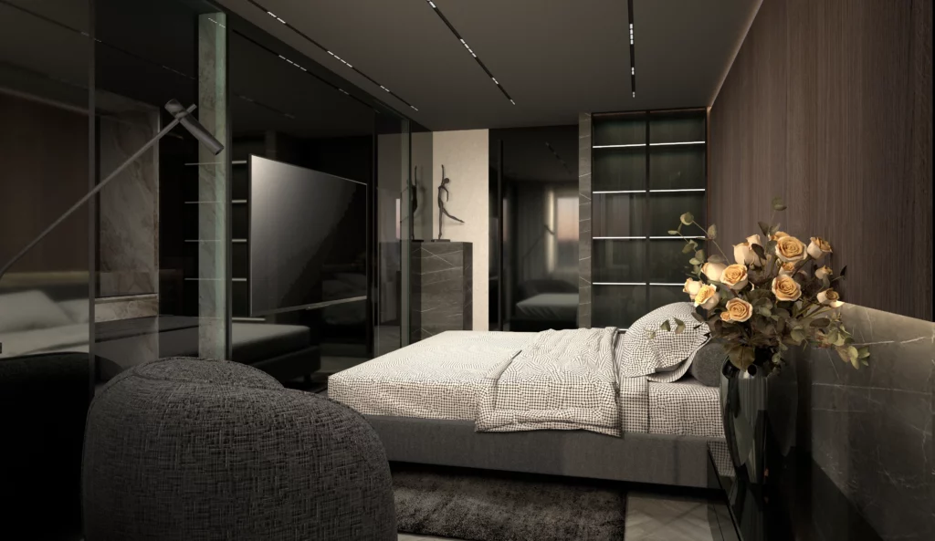 Render of villa renovation Hellevoetsluis, designed by Atelier NIRIS